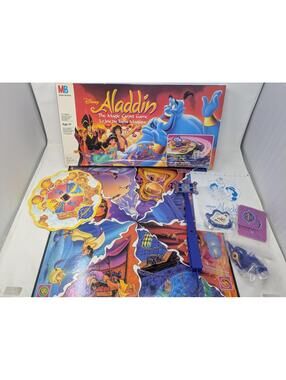 1992 Aladdin: The Magic Carpet Game by Milton Bradley Complete Great Condition